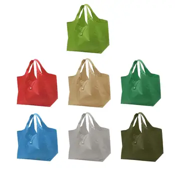 Множество чанта за пазаруване в хранителни магазини, лека чанта за супермаркет, Пътна Сгъваема чанта за пазаруване, чанта-тоут, Сгъваема чанта-тоут