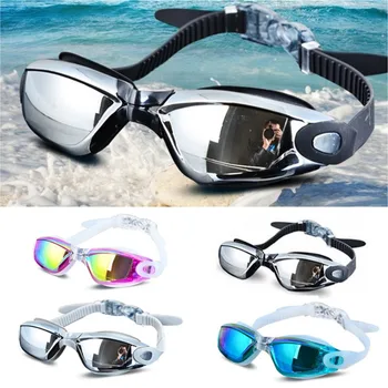 Можете да избирате очила за плуване с късогледство, Нови Очила за плуване, Силиконови Очила за плуване, фарове за мъгла, водоустойчив, мъжки И женски, по-Големи