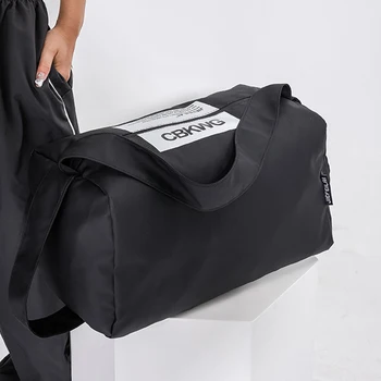 Мъжка чанта през рамо за йога, Голямо Голям Ежедневна чанта за упражнения, водоустойчив с отделение за обувки, однотонная лесна градинска чанта