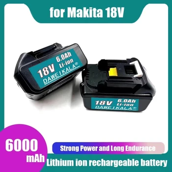 Най-нова литиево-йонна акумулаторна батерия BL1860 18V 6000mAh подходящ за Makita 18v батерия BL1840 BL1850 BL1830 BL1860B