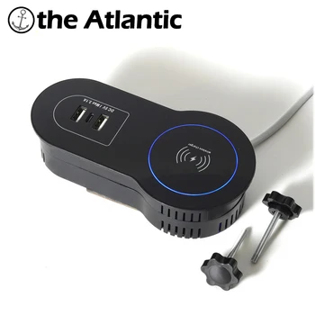 Настолен телефон с захранването на безжичното зареждане USB TypeC, коса, кутия за свързване, дъска изход за пренос на данни, Конферентна зала