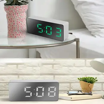 Настолни часовници С функция показване на времето, Защита от на смущения, Повторение, Digital alarm clock, Подаръци за дома, Цифрови часовници, led часовници, нощен режим