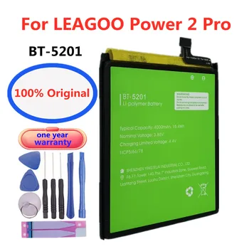 Нов, 100% Оригинални BT5201 4000 mah Батерия За Преносим LEAGOO Power 2 Pro Power2 Pro BT-5201 резервни Части За смартфони Batterie Bateria