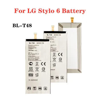 Нов BLT48 BL-T48 Взаимозаменяеми Батерия За LG Stylo 6 Stylo6 LMQ730TM LM-Q730TM 3800 mah BL T48 висок Клас Батерия За телефона Bateria