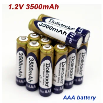 Нова гореща разпродажба AAAbattery1.2V3500mAh никел-металлогидридная акумулаторна батерия AAA, CD/MP3 плейъри, самобръсначки с дистанционно управление