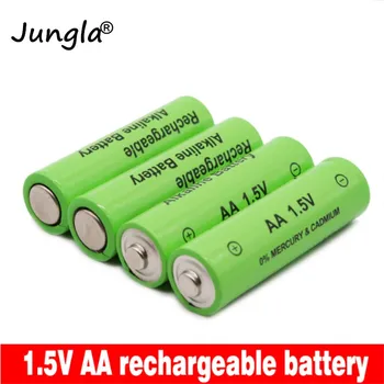 Нова марка AA акумулаторна батерия 4000 mah 1,5 В Нова алкална батерия за led играчки mp3 Безплатна доставка