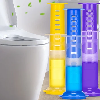 Нова спринцовка с гел за почистване на тоалетната чиния, гел за ароматизация, гел за почистване на тоалетната чиния, ароматно цвете за тоалетна