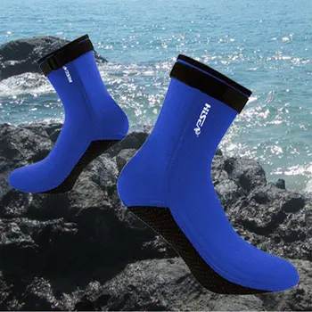 Нови 3 мм Чорапи за Гмуркане, Каяк, Плажен Воден Перка, Мини Чорапи, бързо съхнещи Чорапи на Бос за Жени, Мъже, Плаване с Каяк, Плажни чорапи