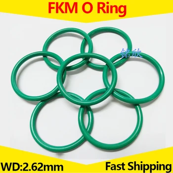 О пръстен FKM Ремонт ограничаване на пръстени Рамка Elips Полагане на оборудване запечатване миене WD 2,62 мм ID 6,02 мм-247,32 мм