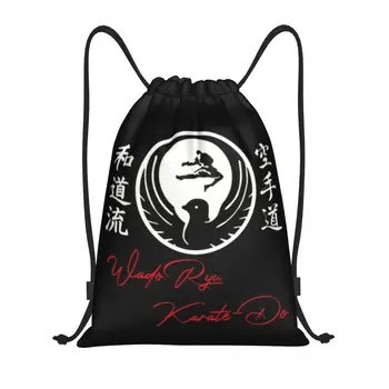 Обичай чанти с завязками за практикуване на карате Vado Рю, раници за Йога, Женски мъжки раници за японски смесени бойни изкуства, раница за фитнес зала
