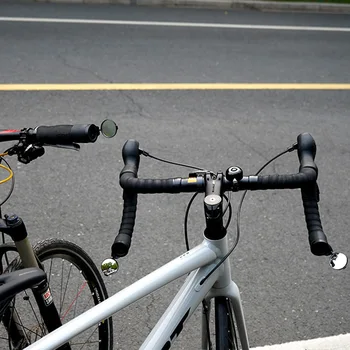 Огледала за обратно виждане с възможност за Регулиране на завъртане на 360 Градуса, Торцевое огледало за велосипеди, Безопасни Кормило огледалото за обратно виждане за МТВ, аксесоари за автомобилния велосипеди