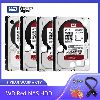 Оригинален Western Digital WD Red NAS 1 TB И 2 TB 3 TB 4 TB И 6 TB Твърд диск 3,5 
