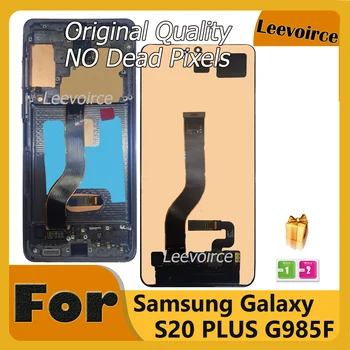 Оригинален Тестван Super AMOLED на Samsung Galaxy S20 G980F G980F/DS S20 Plus G985F Пълен LCD дисплей с Сензорен Екран резервни Части за Ремонт на