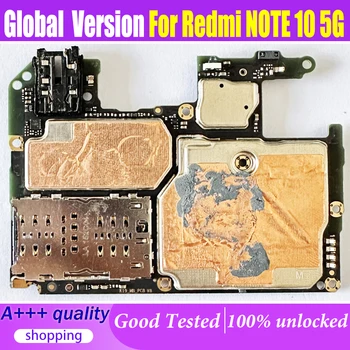 Оригиналната Разблокированная дънна Платка за Xiaomi Redmi NOTE 10 5G дънна Платка с пълни Чипове Работни Схеми, Логическа Такса за Redmi note 10 5G