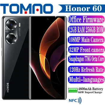 Официален нов мобилен телефон Honor 60 5G 6,67 