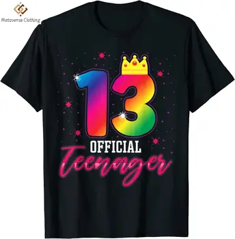 Официална тениска за тийнейджъри от 13-ти рожден ден, 13 години, рожден Ден момчета и момичета