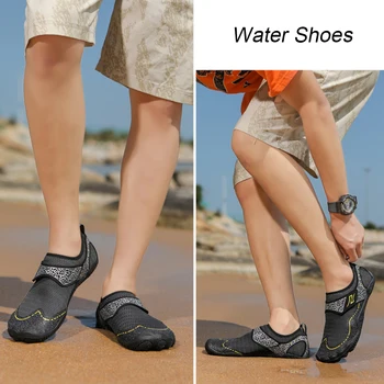 Плажната Водна Обувки За Плуване, Нескользящие Блатистата Маратонки, Бързосъхнеща Блатни Обувки, Дишаща Износоустойчивост на Улицата, за да проверите за разходки по езерото