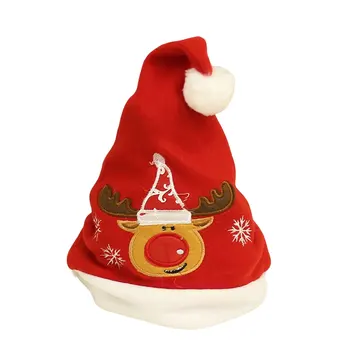 Подпори за Коледа шапки, прекрасни празнични шапки за деца и възрастни, Коледни шапки на Дядо Коледа