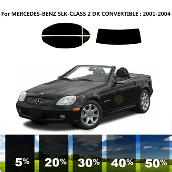 Предварително нарязани на нанокерамическая Автомобили UV фолио За Оцветяването на Прозорци За MERCEDES-BENZ SLK-CLASS R170 2 DR CONVERTIBLE 2001-2004