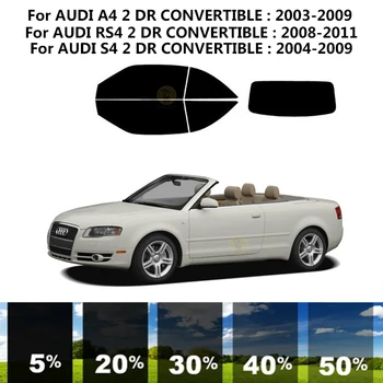 Предварително Обработена нанокерамика за кола, комплект за UV-оцветяването на Прозорци, Автомобили фолио За прозорци AUDI A4 2 DR МЕК ПОКРИВ 2003-2009