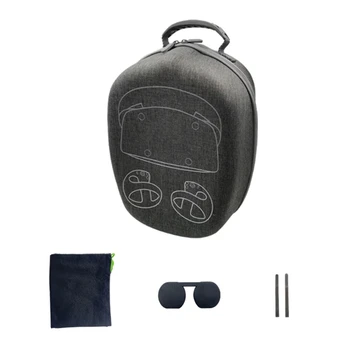 Преносими седалките Защитен калъф за слушалки PS VR2, Чанта за съхранение с капак на обектива, Поясная чанта за слушалки с притежателя на химикалки