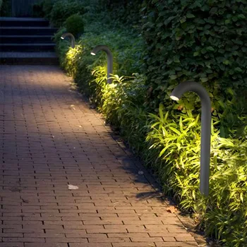 Прост, модерен led улично водоустойчива лампа за двора, лампа за тревата, подходящо за градинско осветление