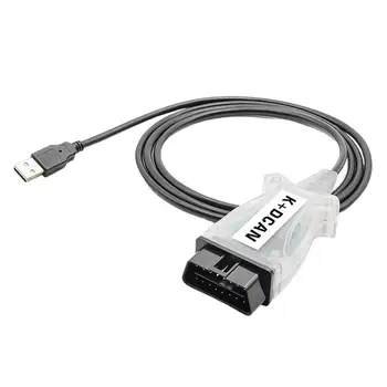 Професионален автомобилен диагностичен кабел Диагностичен интерфейс USB кабел OBD2 Диагностичен скенер Инструмент FT245RL Чип Автомобилна Диагностична линия