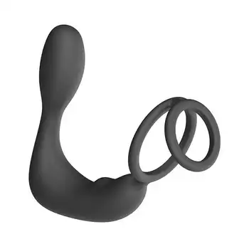 Пръстен за пенис Вибратор Тенис Жилетка Лигавицата на пениса е Труден за многократна употреба пръстен за пенис, Секс-обект за двойки Мъже мастурбация Играчки с аналната тапа