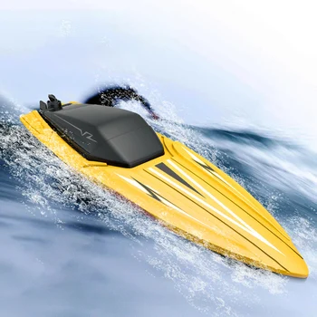 Радиоуправляемая статия лодка 2,4 Ghz Безжична двухмоторная Водоустойчив лодка с бързото дистанционно управление и акумулаторна лодка с дистанционно управление