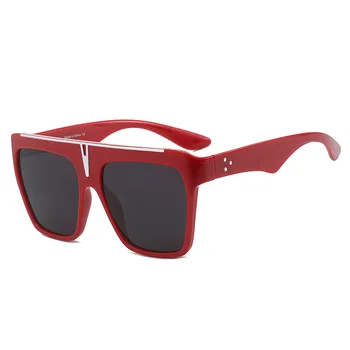 Ретро Квадратни Слънчеви очила Дамски Пълнозърнести Нюанси UV400 Марка Дизайнерски Обувки Тенденция Мъжки Уникални Декорации С Нитове Слънчеви Очила