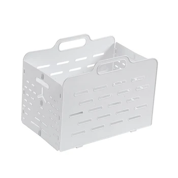 Сгъваема кошница за съхранение на Стенни кошница Съвременни пластмасови чекмеджета с дръжки