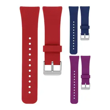 Силиконов Взаимозаменяеми гривна За часа, Регулируема Фиксиран каишка за часовник, защита от Пот, TPU каишка за Samsung Gear Fit2 Pro Watch