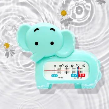 Сладък Cartoony слон Детски воден термометър Защитен уред за проверка на температурата на водата преди къпане на бебето