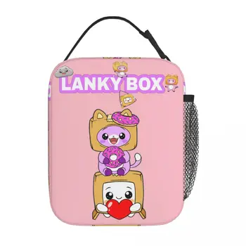 Сладък пакети за обяд от термоизолация на Lankybox, чанта Роки Foxy за обяд, термоохладитель, кутии за храна