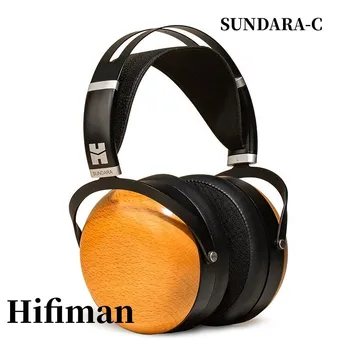 Слушалки Hifiman SUNDARA-C с фиксирана бленда, с плосък панел, Hi-Fi, със затворена главоболие част, с плосък панел