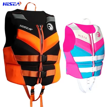 Спасителна жилетка HISEA, костюм за плаващи на открито, регулируема спасителна жилетка за водни спортове, риболов, каране на водни ски