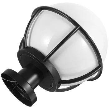 Стенен Лампион Глобус Стълб Светлини Външна капачка на Оградата Пластмасов Двор Водоустойчив Вътрешен Двор