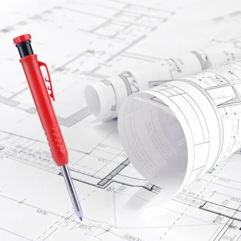 Твърди строително дърводелски молив За маркиране на дървообработващи инструменти Набор от инструменти за маркиране с молив за дърводелец-софтуерен архитект също е отличен дърводелец