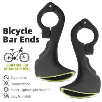 Удобни Флуоресцентни краищата на велосипедни кормила Ергономичен Дизайн на Кормилото на велосипеда Найлонови дръжки за велосипедни Кормила Велосипедни Аксесоари