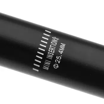 Универсален Алуминиев под наем Подседельный Болт с 25 мм, Черен на 45 см