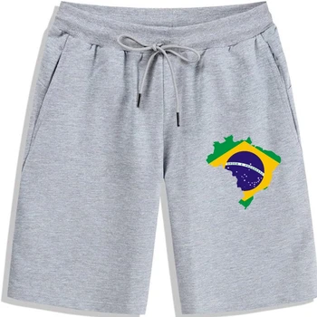 Чисто нов-мъжки шорти, къси панталони с Бразилски флаг, къси панталони за мъже, къси панталони за мъже, лятна мода