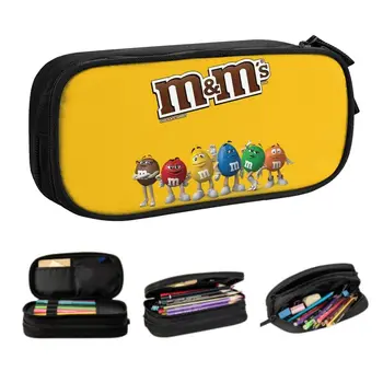 Шоколадови мультяшные бонбони под формата на зърна, пеналы за момичета и момчета, голяма кутия за писалки, чанта за канцеларски материали