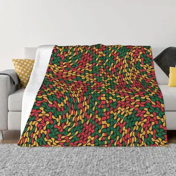 Эфиопское художествено одеяло с модел Фланела, Уютно меко флисовое покривки