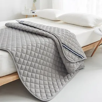 Японски Памук матрак, подходящ за едноспални и двуспални легла, има противоскользящими и антибактериални свойства, Действа Като мат