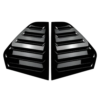 Ярко-черно Задно страничната вентилационна (противовакуумна) канална клапа, една Четвърт от прозорци, Щори, Накладки, Аксесоари За Volkswagen Golf MK8 2020 2021 2023